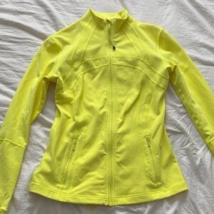 Lululemon Athletica Neon Yellow Utility Jacket